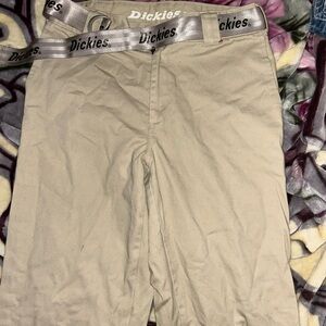 Dickies Women's Khaki Ankle Pants